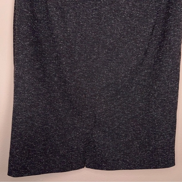 SIZE 6 WORTHINGTON DARK GREY TWEED SKIRT LINED CHAIN ACCENT ACADEMIA - Picture 7 of 12